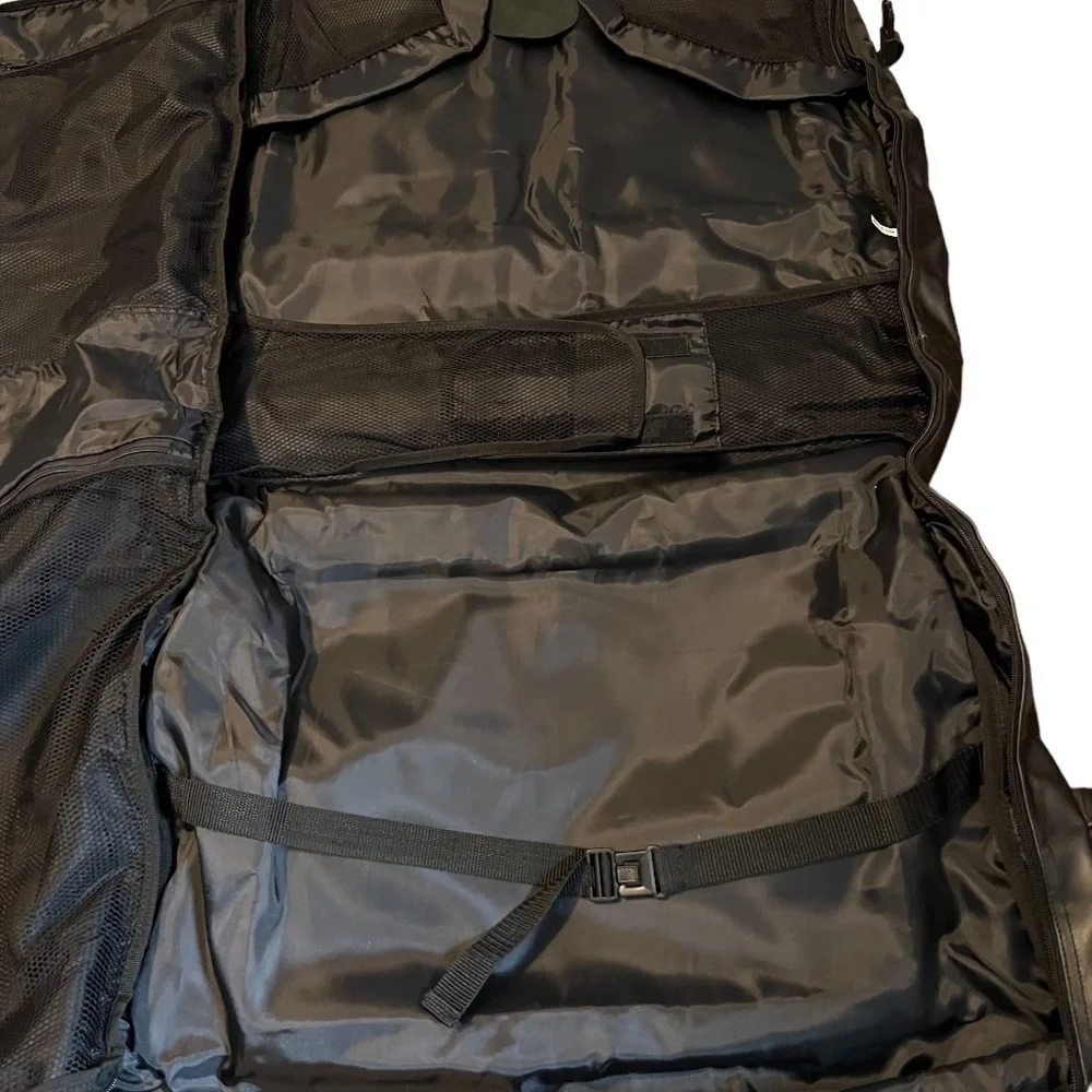 Claire Chase‎ Classic Garment Black Bag Saddle